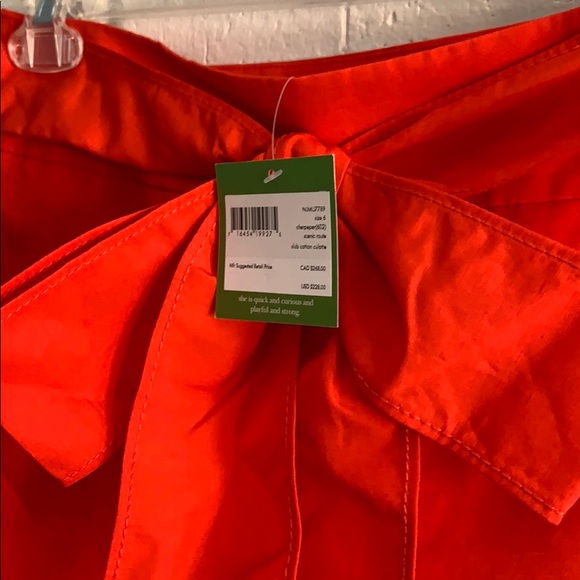 Final Price ♠️ NWT Kate Spade culotte size 8 & 10 - Picture 5 of 8